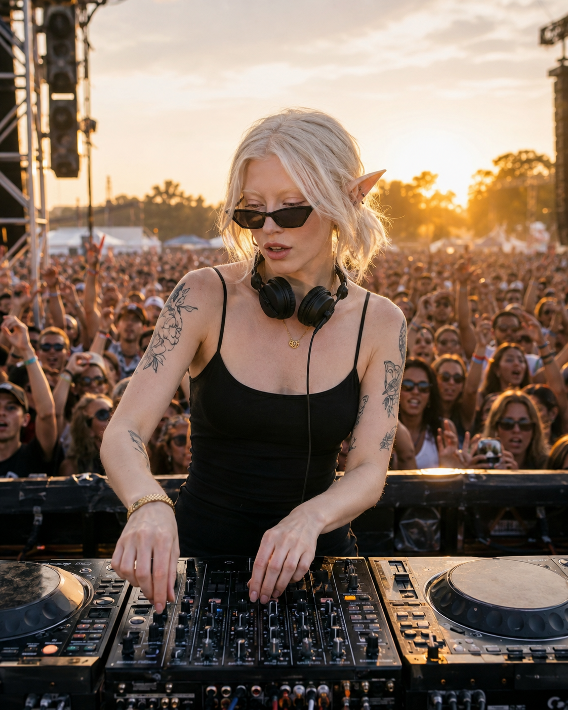 Molly in the selected festival DJ scene.