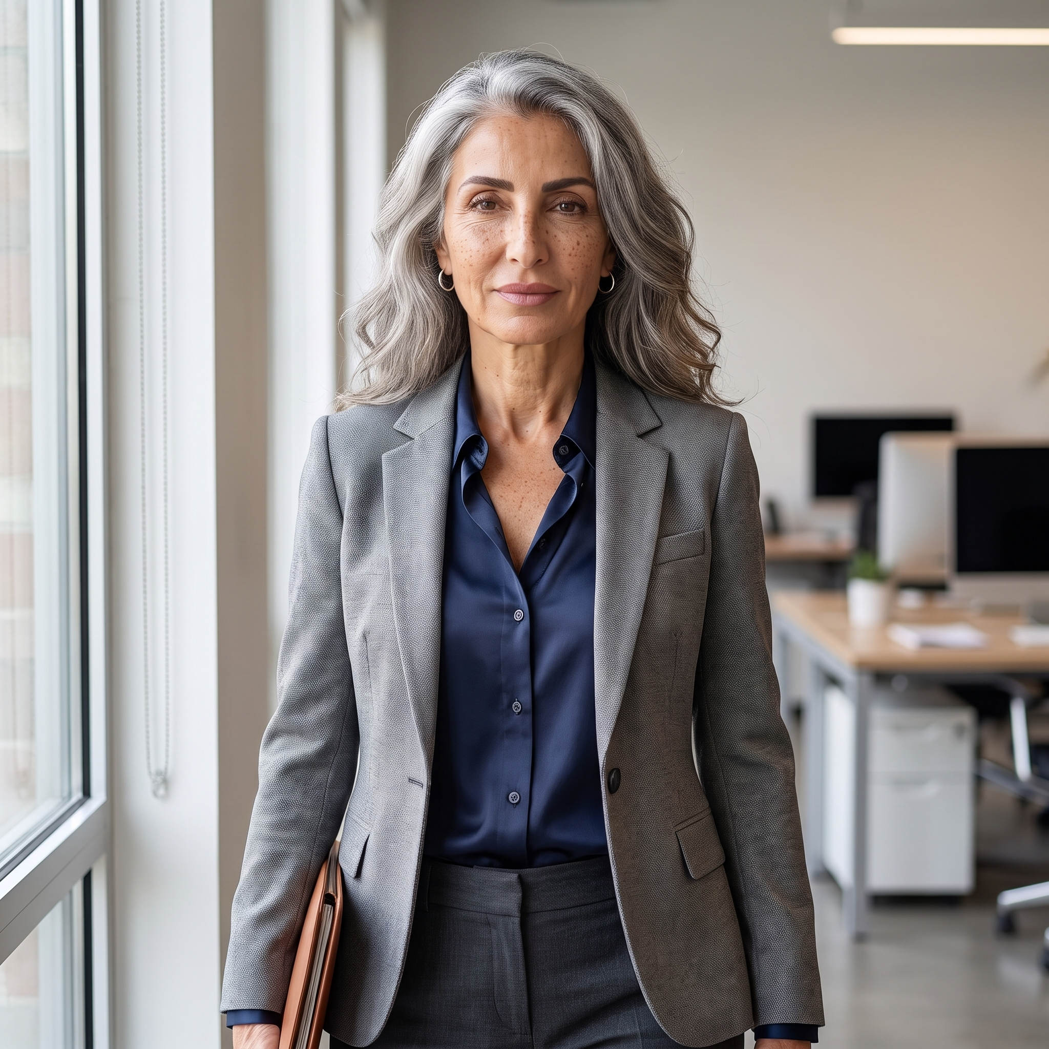 Gemma in the selected professional office scene